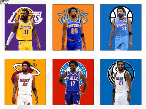 kyrie irving teams played on.